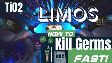 KILL GERMS IN LIMOS & Other Public Transportation | KOC-86 Self-Sanitizing Coating with TiO2