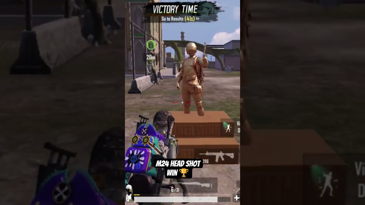 M24 head short win 🏆 #SoClose#EpicFail#1HP#FinalFight#LastZone#IntenseGameplay#ClutchMoment#GameOver