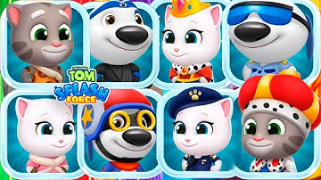 TALKING TOM SPLASH FORCE - All characters - Gameplay, Android Mobile ios
