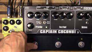 Jordan's Captain Coconut 2 plugged into an FR 100 - YouTube