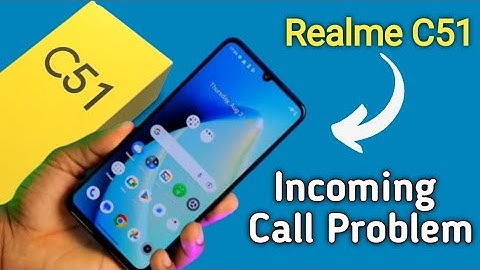 How to solve incoming call problem in Realme C51, how to fix calling issue in realme, reset call set