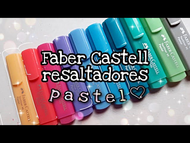Subrayador Faber Castell Azul Pastel
