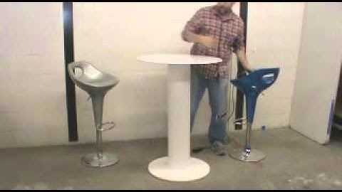 Light Up round high boy glow tables.wmv