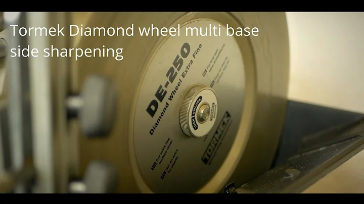 Tormek diamond wheel chisel side sharpening