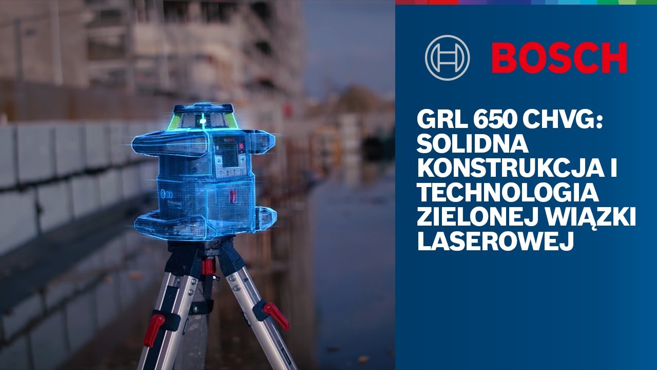 GRL 650 CHVG: Solidna konstrukcja i technologia zielonej wiązki laserowej