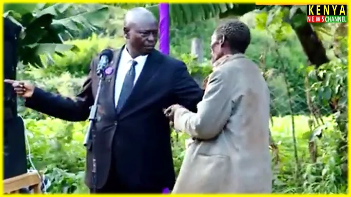 Drama at Rigathi Gachagua brother funeral - Man disrupts to demand his money 🔥