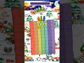 Numberblock 70 Rainbow Santa&#39;s elves Christmas Dress Up #numberblocks #shorts  #christmas