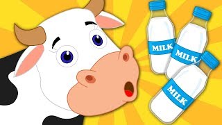 How Milk is Made , Short Animation Video for Kids.