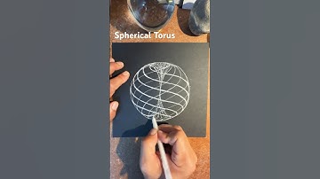 How to draw a Spherical Torus by Hand. Fast