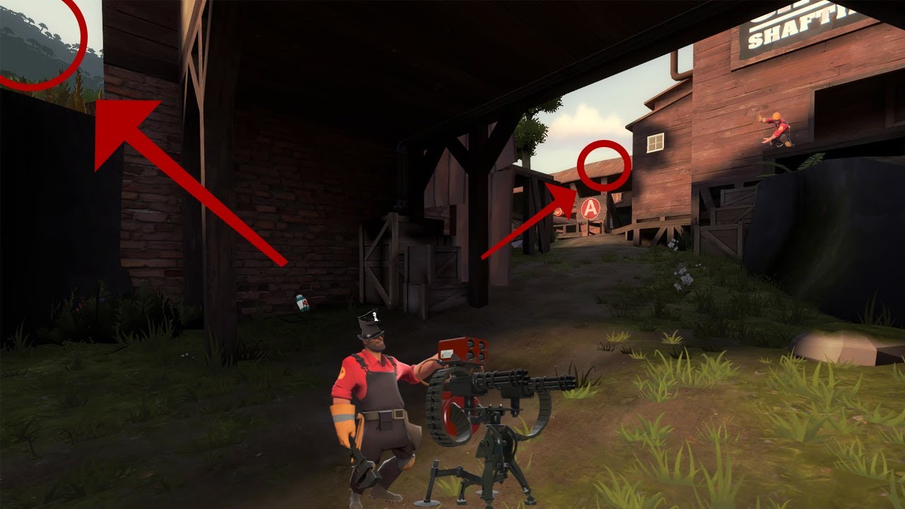 Useful Sentry spots on Cp_Mossrock for defending | Team Fortress 2