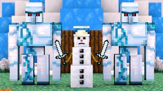 Villager vs Pillager Life Winter War 5  Alien Being Minecraft Animation