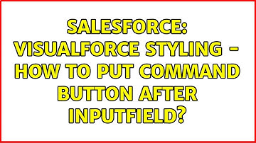 Salesforce: Visualforce Styling - How to put command button after inputfield?
