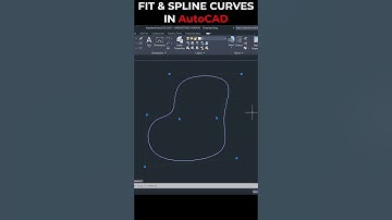 FIT AND SPLINE CURVES | POLYLINES in AutoCAD #autocadtutorial #autocadtips #autocaddrawing
