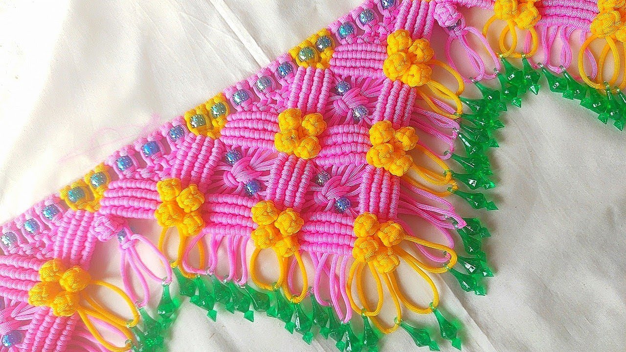 Macrame Flower Toran..