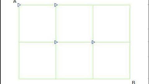 How many ways to get from A To B