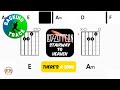 Led Zeppelin | Heart - Stairway To Heaven • Backing Track | Scrolling Guitar Chords &amp; Lyrics