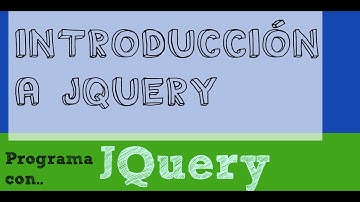 Introducción a jQuery