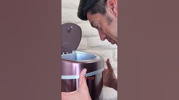 Everyone needs to know about this trash can!  #ninestars #kitchen #homedecor #motionsensor