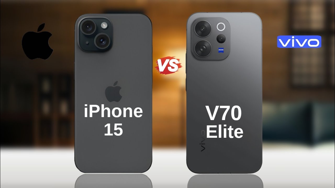 iPhone 15 5G vs Vivo V70 Elite 5G || Full Comparison 
