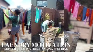 weekly laundry motivation/laundry motivation/hanging +folding laundry/homemaker/mom life motivation