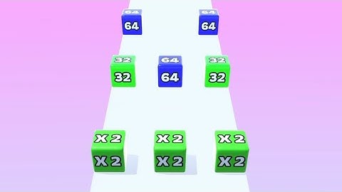 Jelly Run 2048-All Levels Gameplay Android iOS (Part 5).