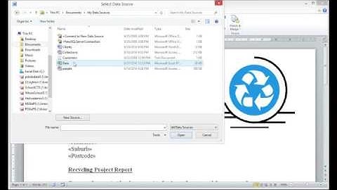 05 Data Sources for Mail Merges