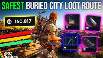 BEST PvE (No PvP) Buried City Loot Route in ARC Raiders! Rare Blueprint Farm & 150k+ Coins!