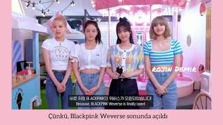 Türkçe Altyazılıblackpi̇nk Weverse Mesaji