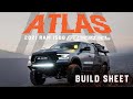 Atlas our 5.7L Hemi v8 Ram 1500 Rebel Full Overlanding Rig Build Sheet