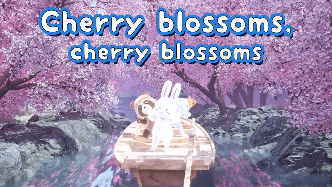 Japanese traditional song】Cherry blossoms, cherry blossoms with