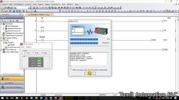 Mitsubishi PLC programming in Tamil #7 Basic Instructions #3 Retentive timer
