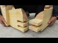 Create A Bed With Simple But Extremely Strong Joints From Solid Wood // Monolithic Wood Processing
