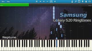 SAMSUNG GALAXY S20 МЕЛОДИИ В SYNTHESIA screenshot 2