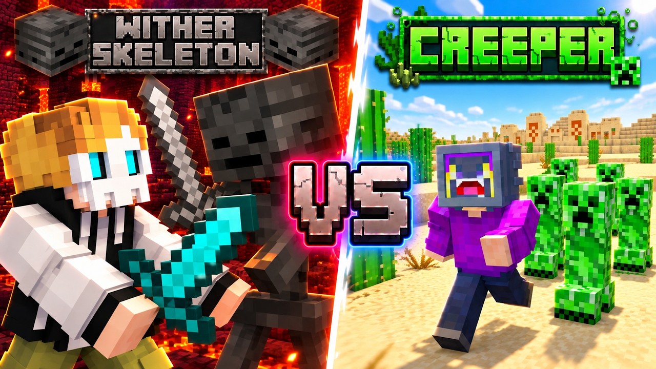 Find The Secret Minecraft Mob, WIN THE GAME!