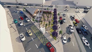 Public space design | Landscape design | 3d animation