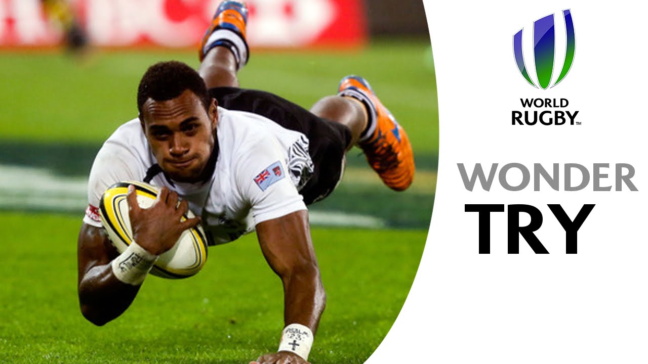 Fiji's Semi Kunatani blasts through to finish solo wonder try in Las Vegas