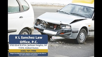 What To Do After a Rear-End Accident in Queens by Keetick L. Sanchez
