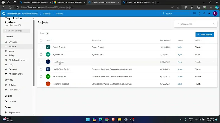 Azure DevOps - Create custom work item type in Boards