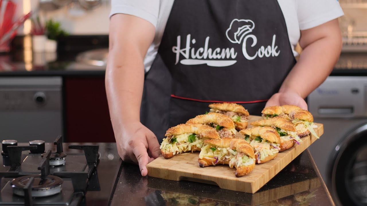 كرواسون مالحين محشيين جاو 👌 راح تدمنوا عليهم