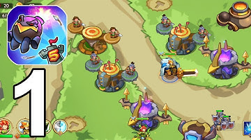 King of Defense 5: TD Games Part 1 Gameplay Walkthrough Android IOS