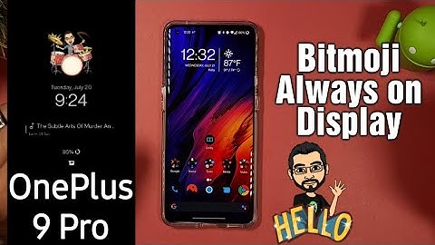 How to Turn On Bitmoji Always on Display | OnePlus 9 and 9 Pro