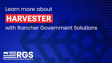 Learn more about Harvester (HCI) with Rancher Government Solutions