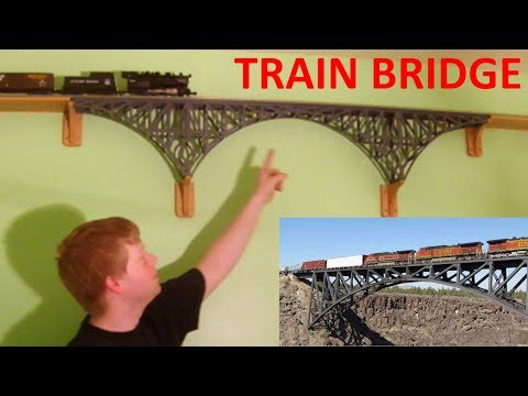 Building a Model Train Bridge from a Photo