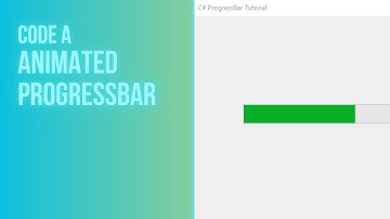 How to create a animated ProgressBar in C# - Easy Tutorial!