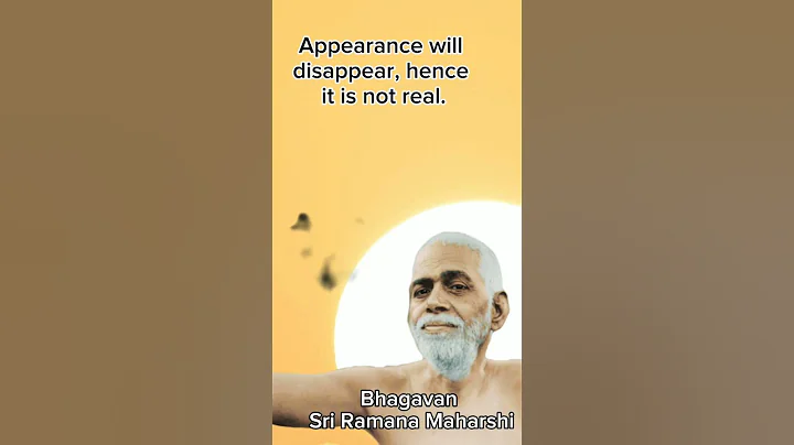 This World is temporary and Unreal. Only the Self is Real - Ramana Maharshi