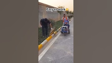 Automated road painting machine 👉