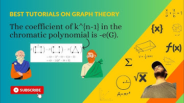 The coefficient of k^{n-1} in the chromatic polynomial is -e(G).