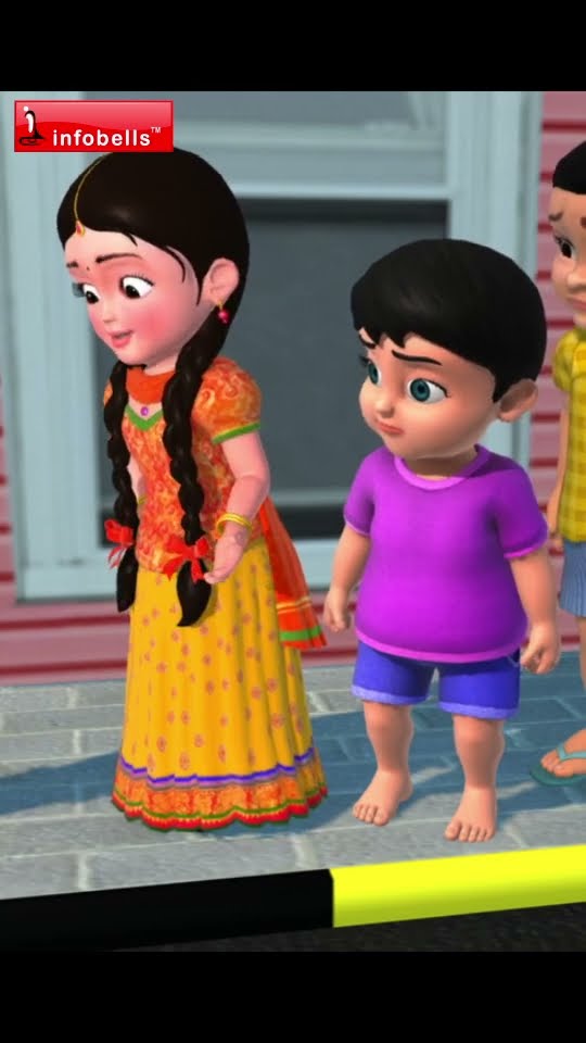 Sadak bani hai lambi chaudi Poem | Hindi Rhymes \u0026 Balgeet | Infobells #hindirhymes #hindipoem