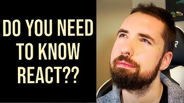 Do You Need to Know React to Get a Job as a Frontend Web Developer?