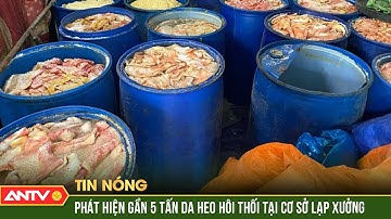 Rùng mình xem cận cảnh cơ sở sản xuất lạp xưởng từ nguyên liệu thối rữa | ANTV